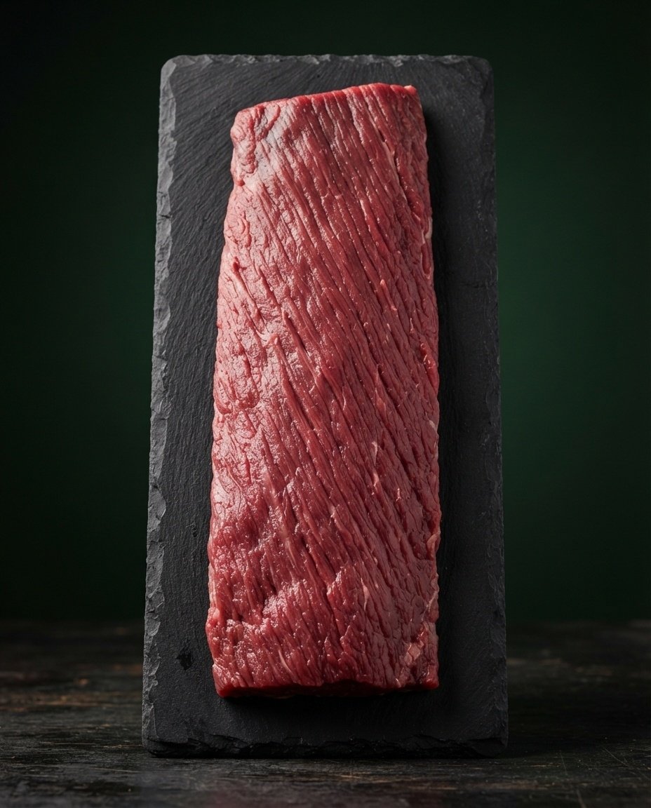 Raw chilled Flank Steak