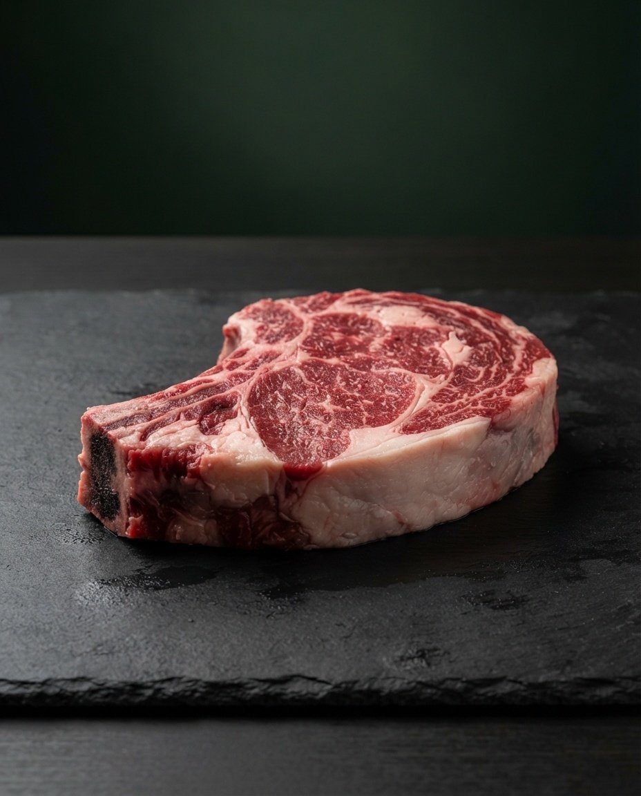 Raw chilled Ribeye
